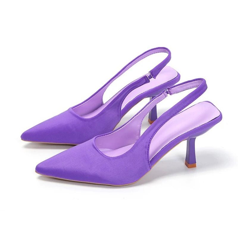 Gleaming Pointed Pumps