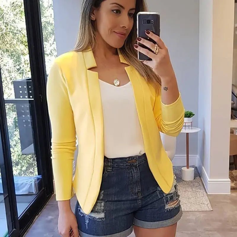 Lightweight Blazer Open Front