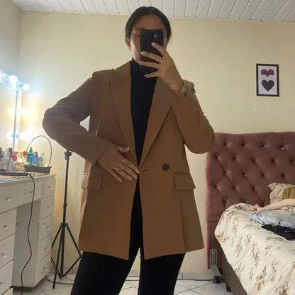 Sleek Blazer Double Button