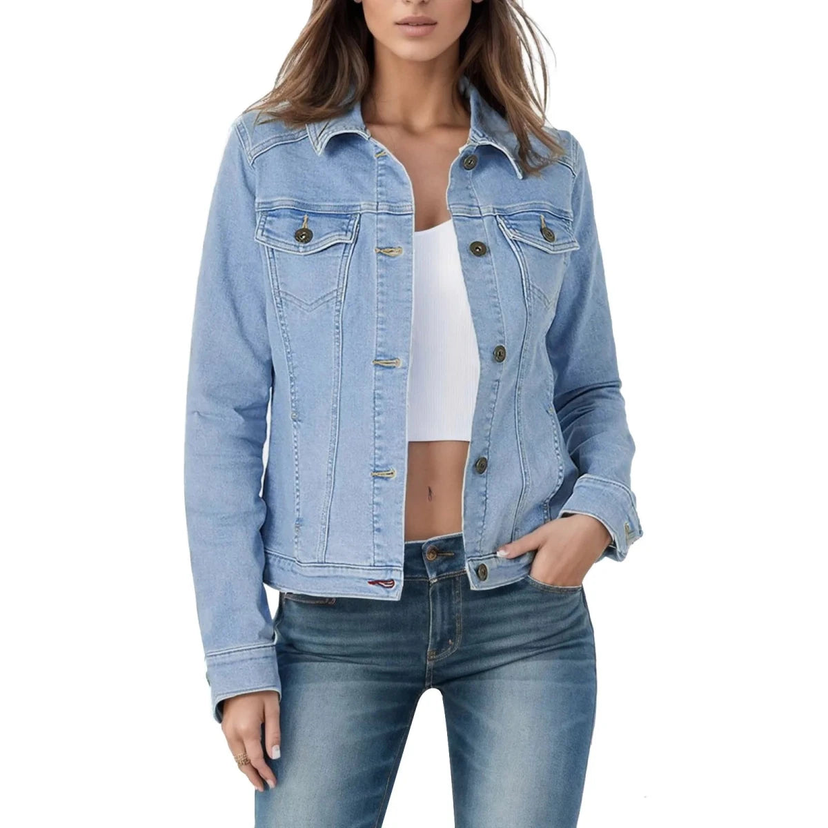 Classic Denim Jacket Cropped
