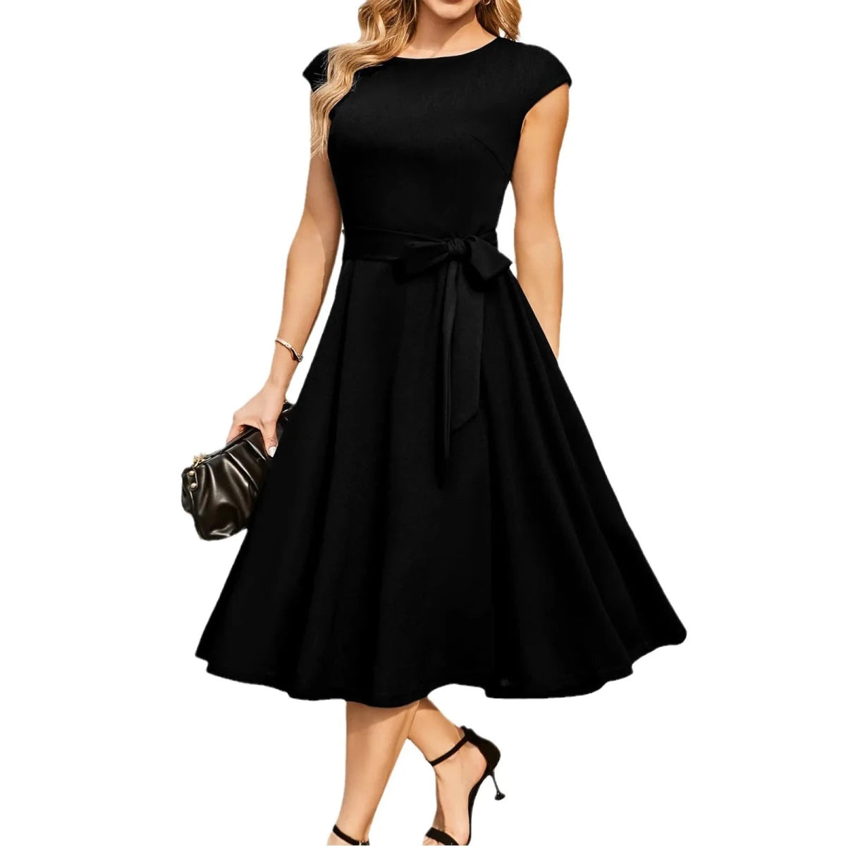 Graceful Sleeveless Cocktail Dress