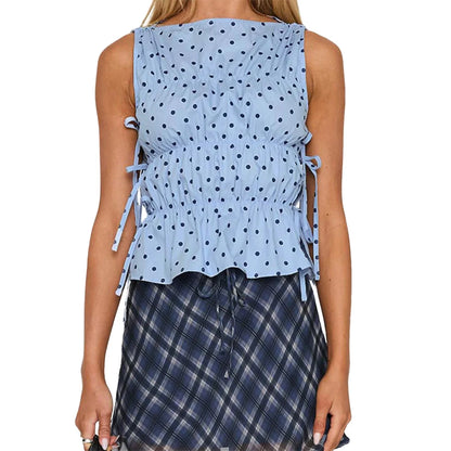 Flirty Polka Dot Tank Top