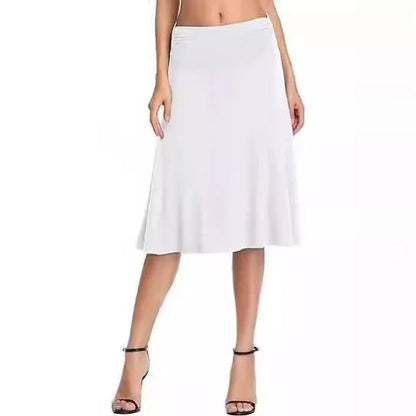 Soft Milk Silk Maxi Skirt