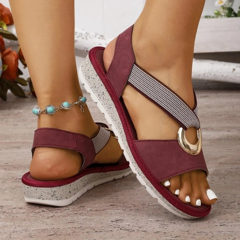 Comfortable Platform Wedge Sandals