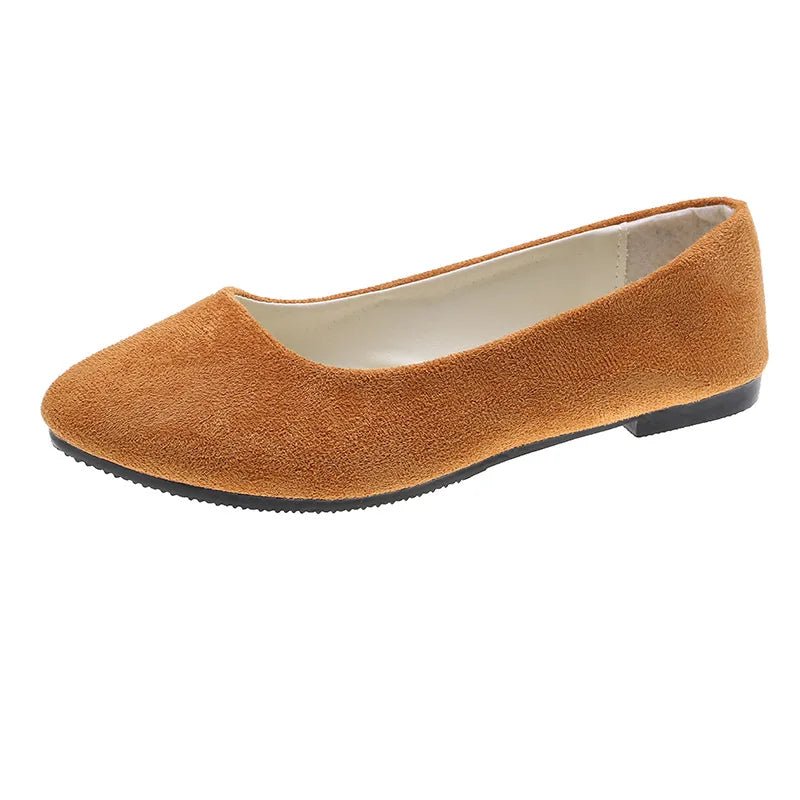 Sleek Pointed Toe Ballet Flats