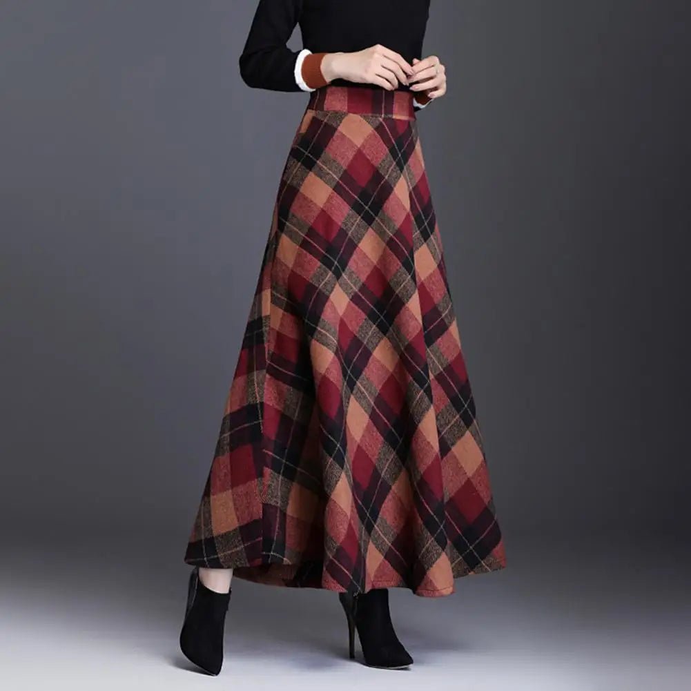 Warm Wool Aline Winter Skirt