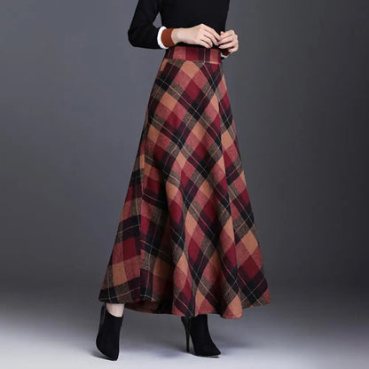 Warm Wool Aline Winter Skirt