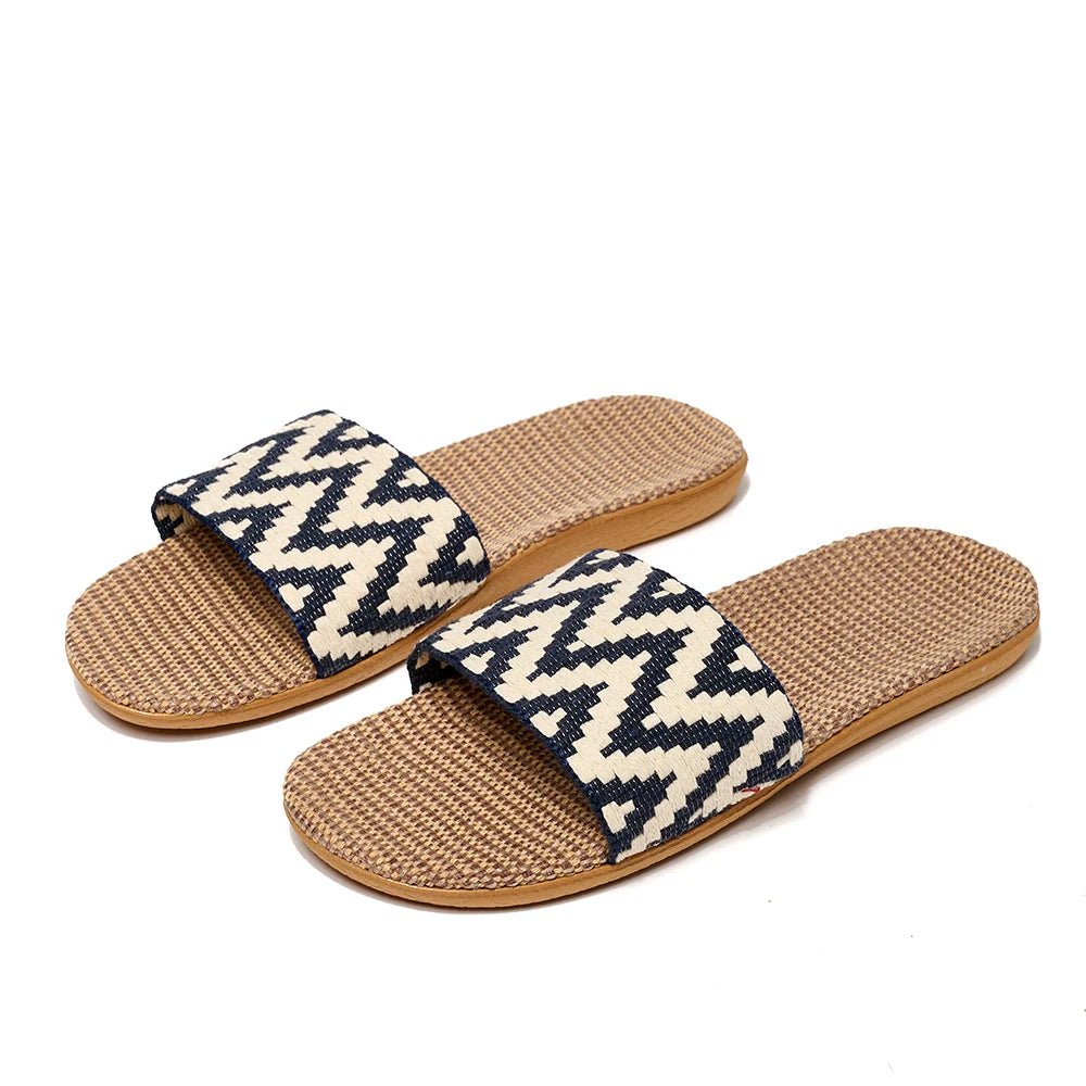 Breathable Linen Slide Sandals