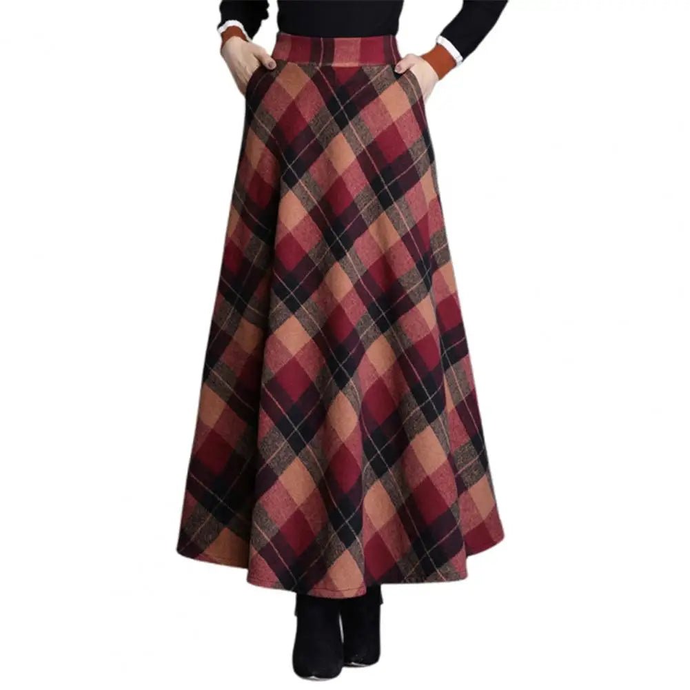 Warm Wool Aline Winter Skirt