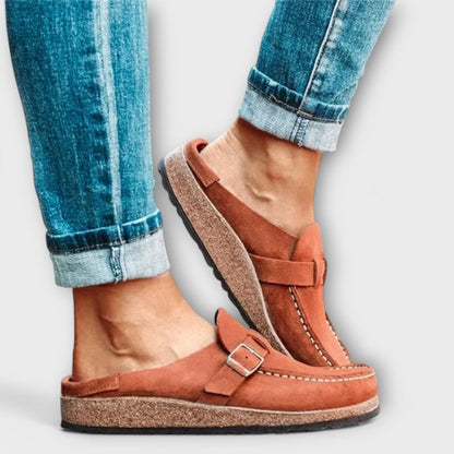 Supportive Leather Moccasins Orthotic