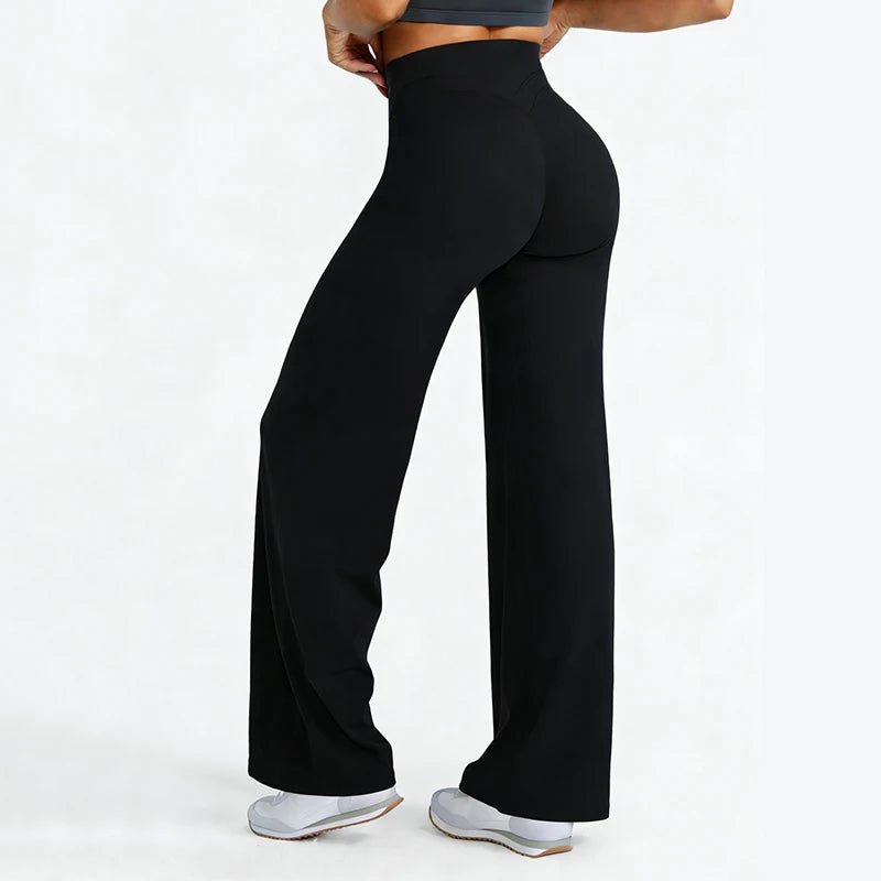 Sculpted Knit Leggings Flared