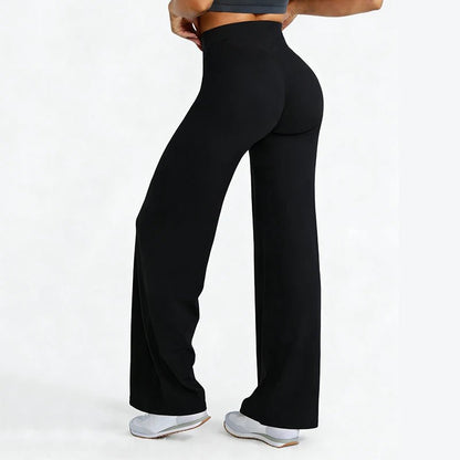 Sculpted Knit Leggings Flared