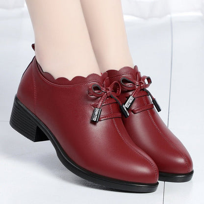 Lace Platform Pointed Toe Pumps