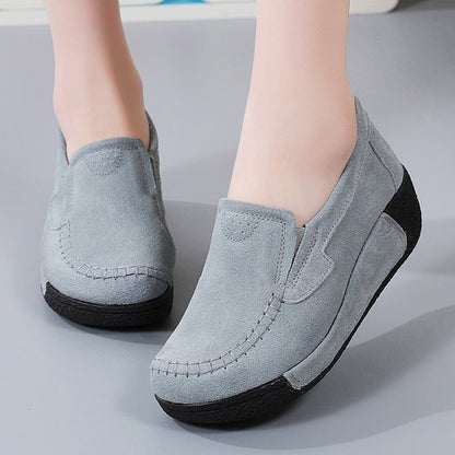 Wedge Slip On Casual Shoes