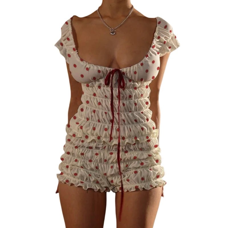 Flirty Polka Dot Lounge Set
