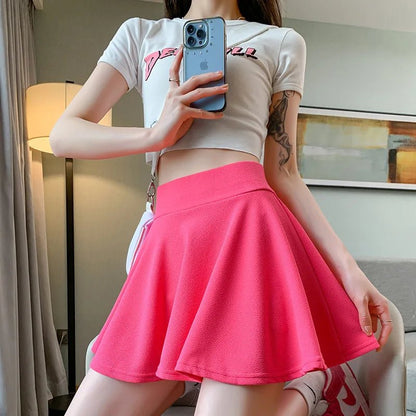 Sporty Pleated Tennis Skirt