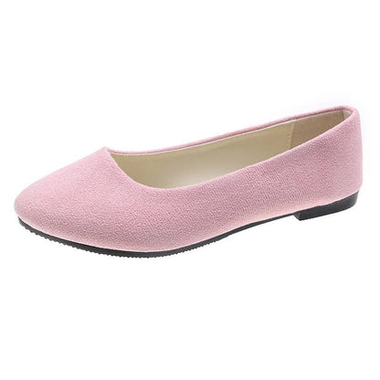 Sleek Pointed Toe Ballet Flats
