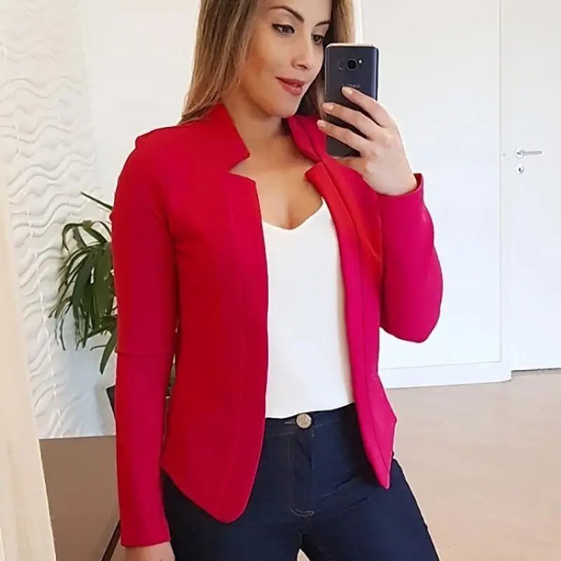 Lightweight Blazer Open Front