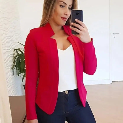 Lightweight Blazer Open Front