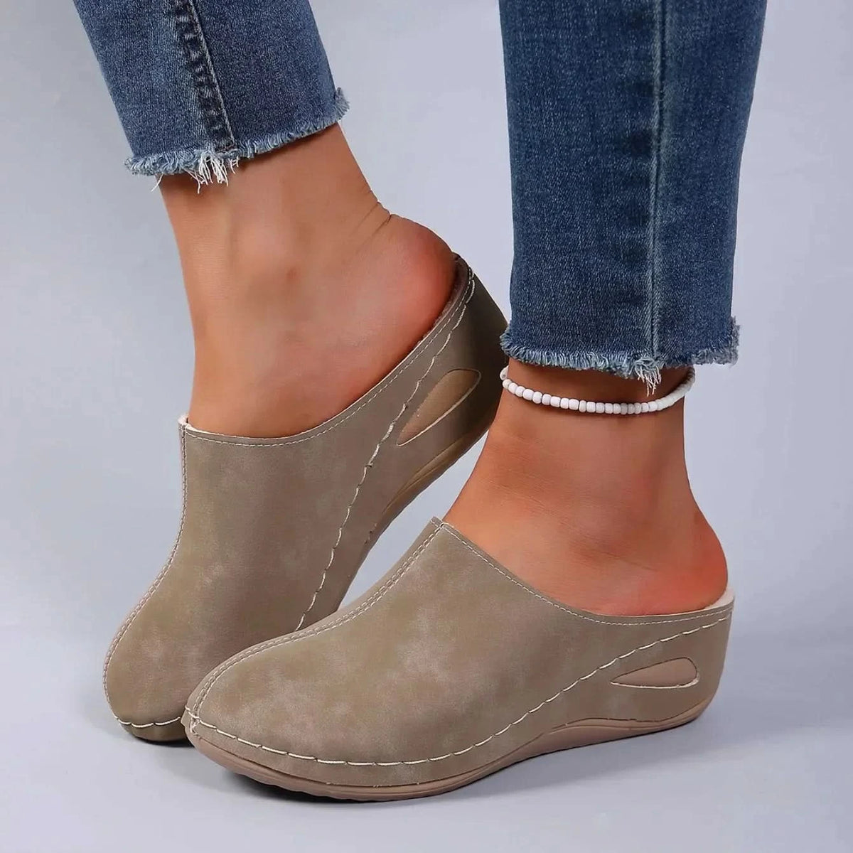 Easy Slip-On Sandals for Vacation and Daily Wear