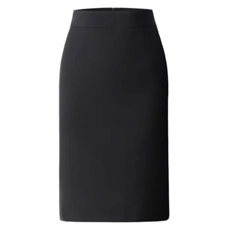 Polished High Waist Pencil Skirt