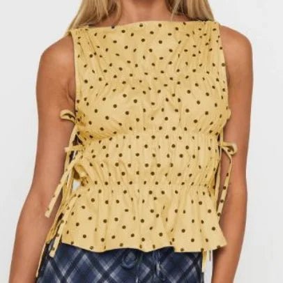 Flirty Polka Dot Tank Top
