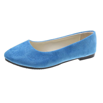 Sleek Pointed Toe Ballet Flats