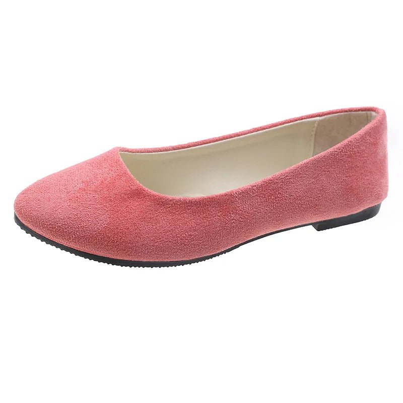 Sleek Pointed Toe Ballet Flats