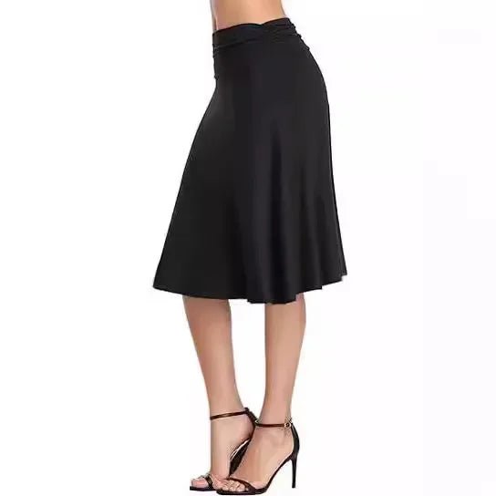 Soft Milk Silk Maxi Skirt