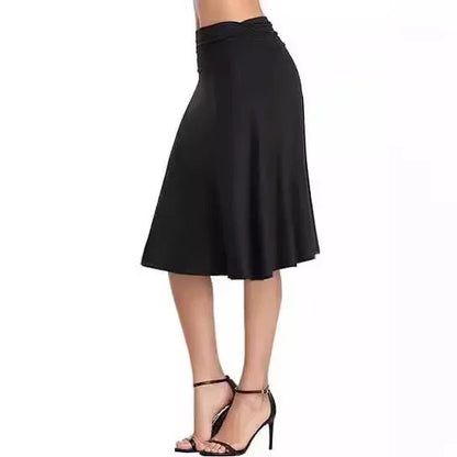 Soft Milk Silk Maxi Skirt