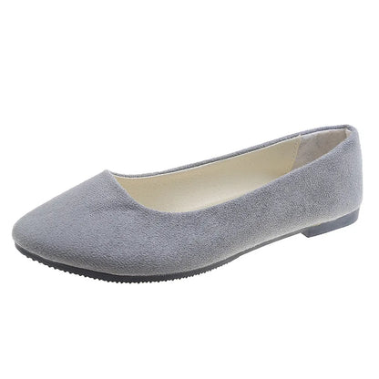 Sleek Pointed Toe Ballet Flats