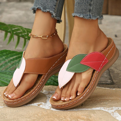 Thick Sole Platform Beach Slides