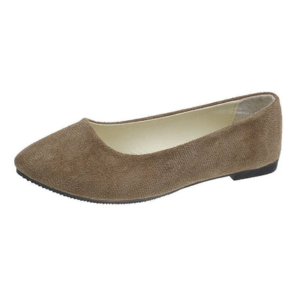 Sleek Pointed Toe Ballet Flats