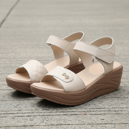 Platform Ankle Strap Walking Sandals