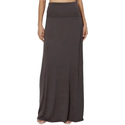 Flowy High Waist Maxi Skirt