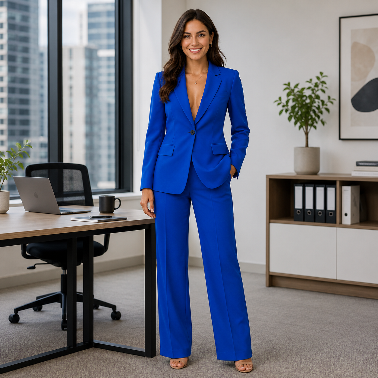 Sleek Tailored Outfit for Professional and Formal Wear