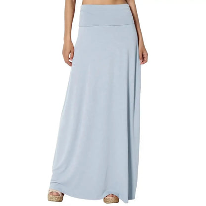 Flowy High Waist Maxi Skirt