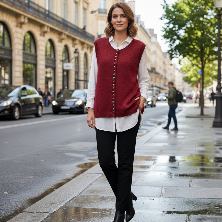 Lässiger, schicker Cardigan mit Knopfdetails