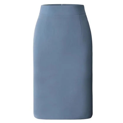 Polished High Waist Pencil Skirt