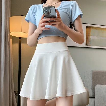 Sporty Pleated Tennis Skirt