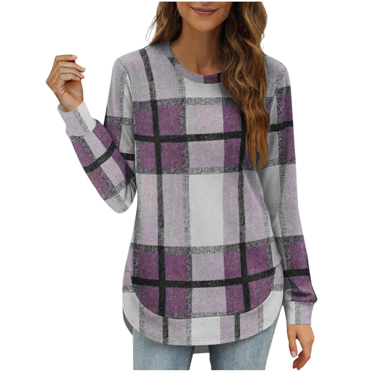 Soft Polyester Asymmetrical Top