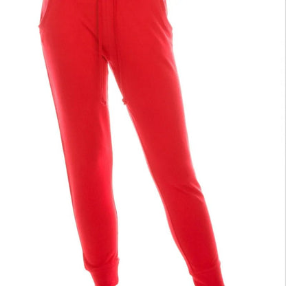 Elastic Waist Drawstring Jogger Pants