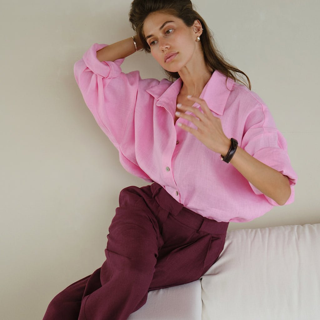 Vintage Style Collar Blouse Tops