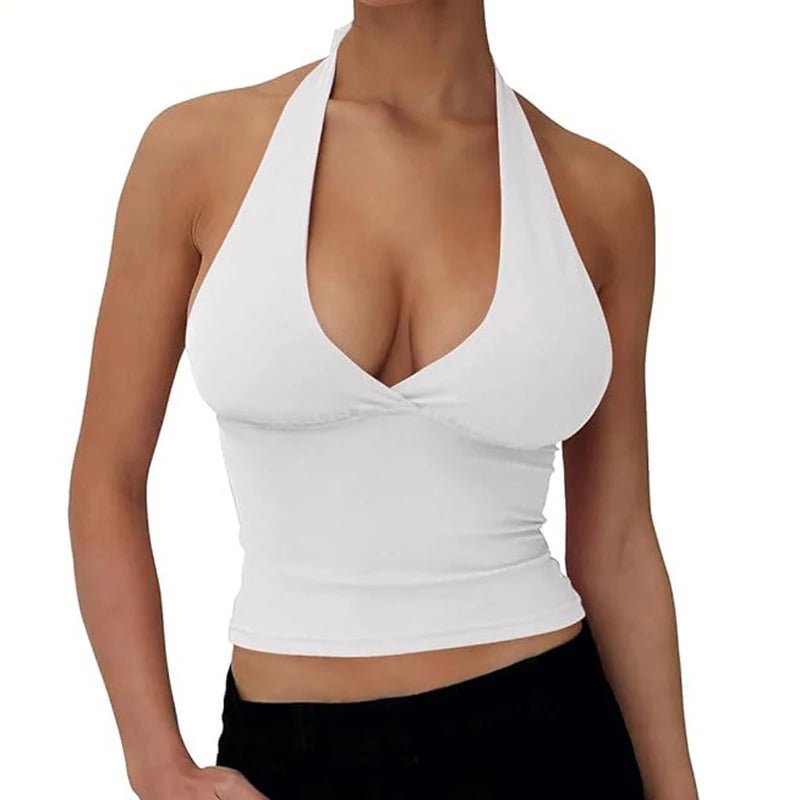 Bold Halter Slim Tank Top