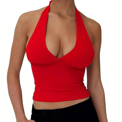 Bold Halter Slim Tank Top