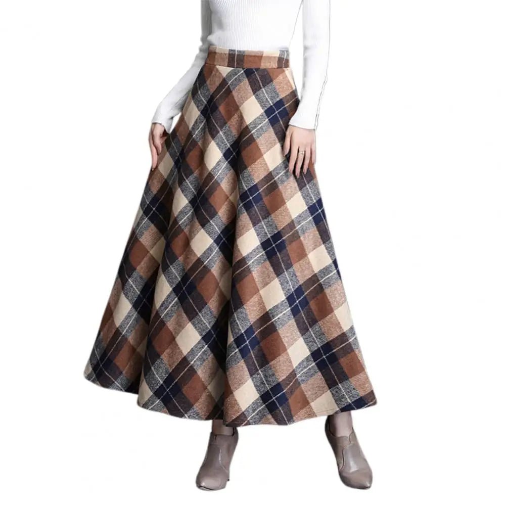 Warm Wool Aline Winter Skirt