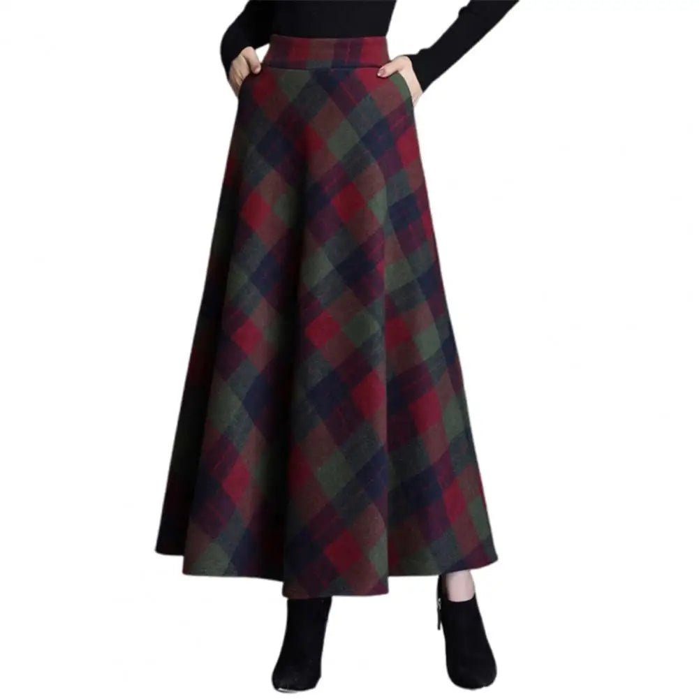 Warm Wool Aline Winter Skirt