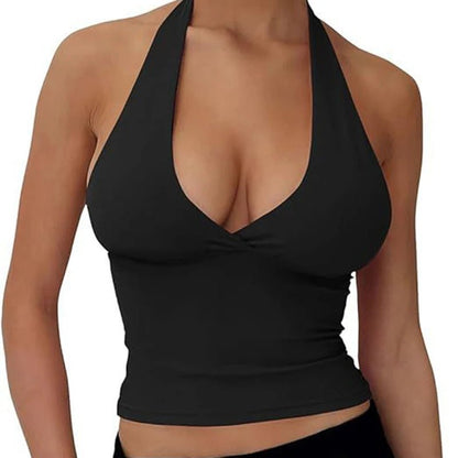 Bold Halter Slim Tank Top