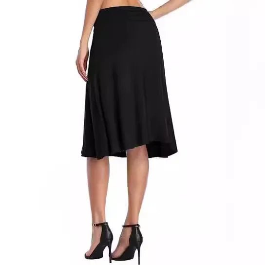 Soft Milk Silk Maxi Skirt