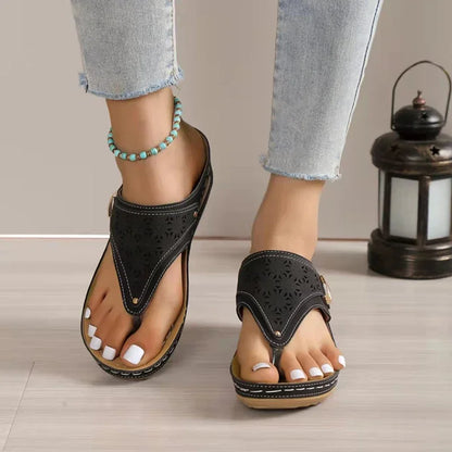Orthopedic Wedge Flip Flop Sandals